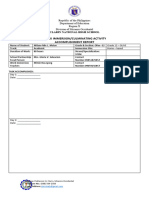 Accomplishment Report Blank PDF