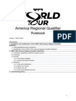 TMWT 2024 America Regional Qualifier Rulebook