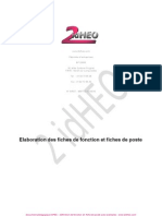 Document Pedagogique Gpec Definition de Fonction Et Fiche de Poste 085761300 1112 26032010