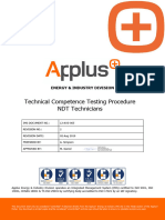 L3-AUS-065 Rev 2 - Technical Competence Testing Procedure NDT Technicians