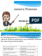 COT PPT ENGLISH-3 Possessive-Pronoun