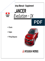 Mitsubishi Lancer Evolution Ix 2005 Workshop Manual