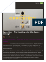 Opposition - The Most Important Endgame Concept