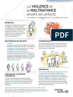 Infographie Violence Maltraitance Enfants