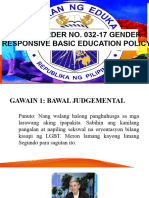 LEGAL BASES Responsive Gender