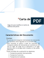 Carta de Porte