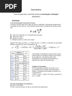 Gravimetria 2013