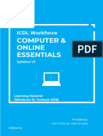 ICDL Computer & Online Essentials Win 10 2016 1.0 SL