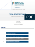 Mundiapolis-MCCA-22-23-FA-Optimisation Fiscale (Suite) - SDC & Applications - Dr. Yassine SOUALIH TSNC