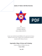 Sample Report - Speed Estimation of Vehicles With Plate Detection