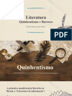 Quinhentismo e Barroco