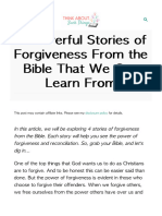 4 Powerful Stories of Forgiveness From The Bible That We Can Learn From - Think About Such Things