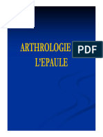 Arthrologie de L'épaule