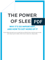 Power of Sleep Infographic