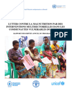 2022 Narrative Report Burundi MPTF Projet Nutrition