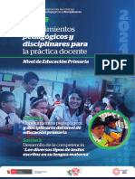 S1 - U2 - Conocimientos Pedagocicos y Disciplinares - Lee Diversos Tipos de Texto Escritos en Su Lengua Materna-Primaria