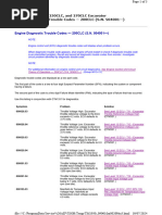 Engine Diagnostic Trouble Codes - 200CLC (S.N. 504001-)