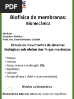 P2 Biofísica de Membranas - Biomecânica