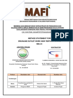 Contoh Method Statement Drainage Outlet