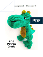 Patron Gratis Amigurumi Dinosaurio T Rex