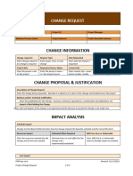 M-2 Change Request Form