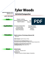 Tyler Woods Resume