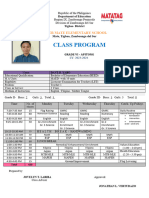 Class Program 2023-2024 - Grade 4, 5, 6 and Grades 2&3