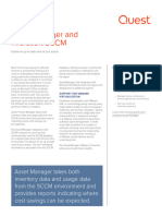 Asset Manager and Microsoft SCCM Datasheet 69196