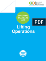 Essential Standard 32 - Lifting Operations