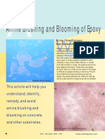 Amine Blushing and Blooming of Epoxy