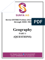 Geo Mapping - Revise Through 3000+ MCQs - Sunya IAS