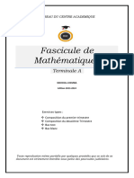 BCA Fascicule de Mathématiques TA