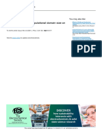 Guidelines For The Computational Domain Size