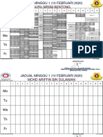 Jad Minggu 1 (10 Feb 2020) - Guru