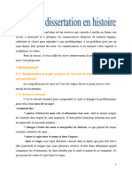 Méthodologie de La Dissertation Historique