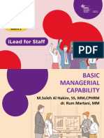 Topic 1 Ilead Staff - Basic Managerial Capability