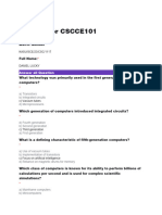 CA Test For Cscce101