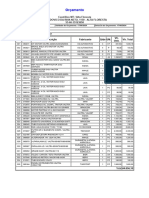 Orçamento: Item Código Descrição Fabricante Qtde UM. Vlr. Unit. Vlr. Total