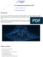 An End To End Comprehensive Guide For Pca