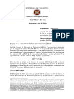 República de Colombia: en Contra Del Municipio de Armenia