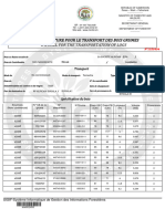 Lettre de Voiture Pour Le Transport Des Bois Grumes Waybill For The Transportation of Logs