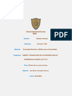 Actividad 02. DISEÑO DE UN CURSO EN LÍNEA, PDF Sobe