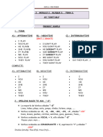 Modulo. 2. Bloque 3. Tema 2. Present Simple. Daily Roitines. at in On