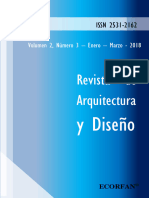 Revista de Arquitectura y Diseño V2 N3