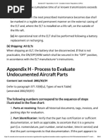 Standard 571 Appendix H - Canadian Aviation Regulations (CARs)