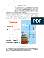 Fisica. Ejemplo de Caìda Libre y Tiro Vertical