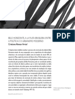 ARRAIS, Cristiano Alencar. Belo Horizonte A La Plata Brasileira - Entre A Política e o Urbano Moderno