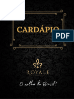 Cardápio Royale - Tradicional