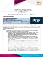 Activity Guide and Evaluation Rubric - Task 5 - Publishing