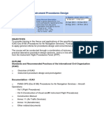 ICAO PANS-OPS Instrument Procedures Design